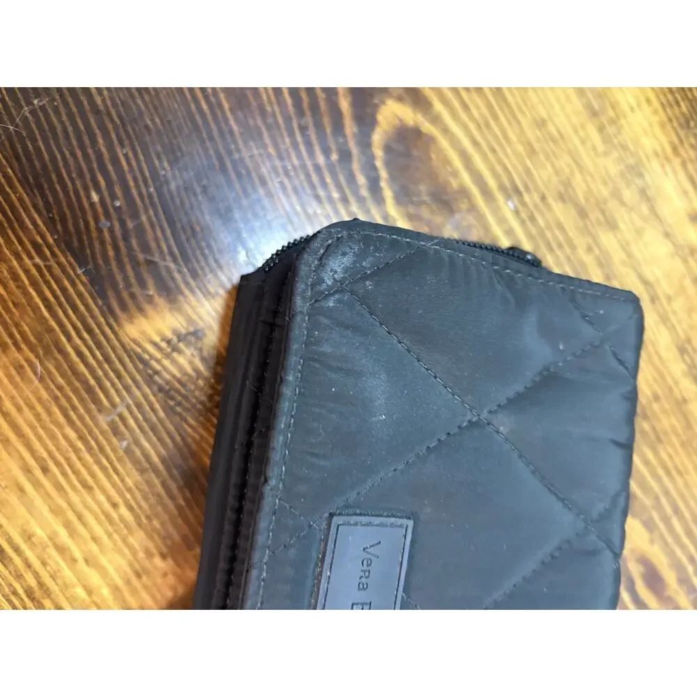 Vera Bradley Black Wallet - Picture 3 of 8
